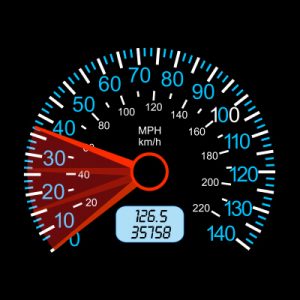 car speedometer for racing design.